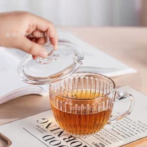 سوپ خوری لیوانی لانگ شو بلور واردتی LXZB78-2G به همراه درب