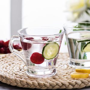 فنجان بلور آنتالیا کوتاه وارداتی- LXZB98 مرکز تخخصی بلورشاپ
